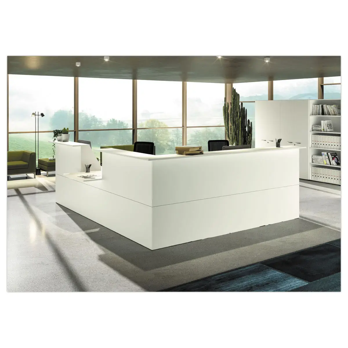 Ontvangstbank 120 gemonteerd