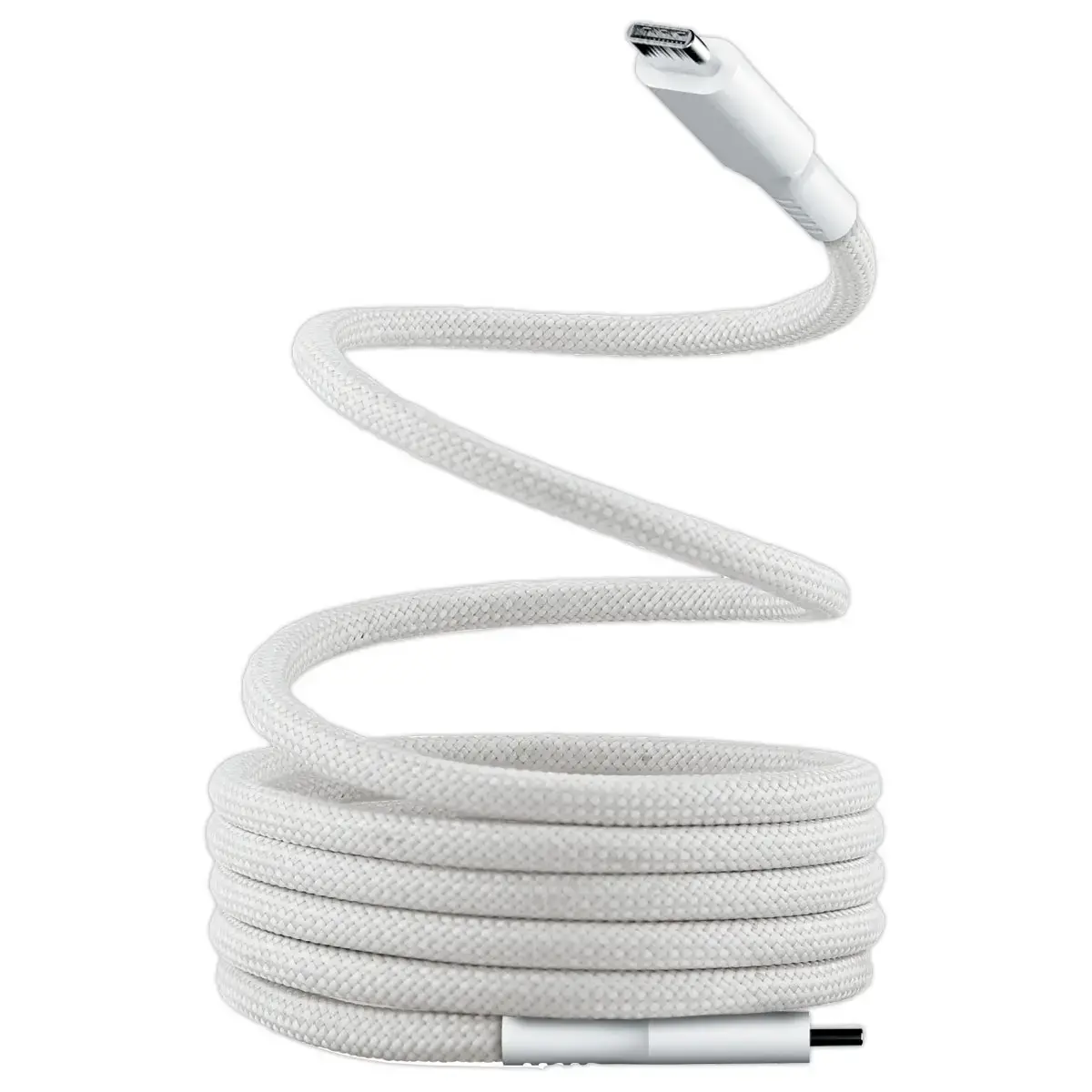 Magnetische USB-C/USB-C-kabel - Wit