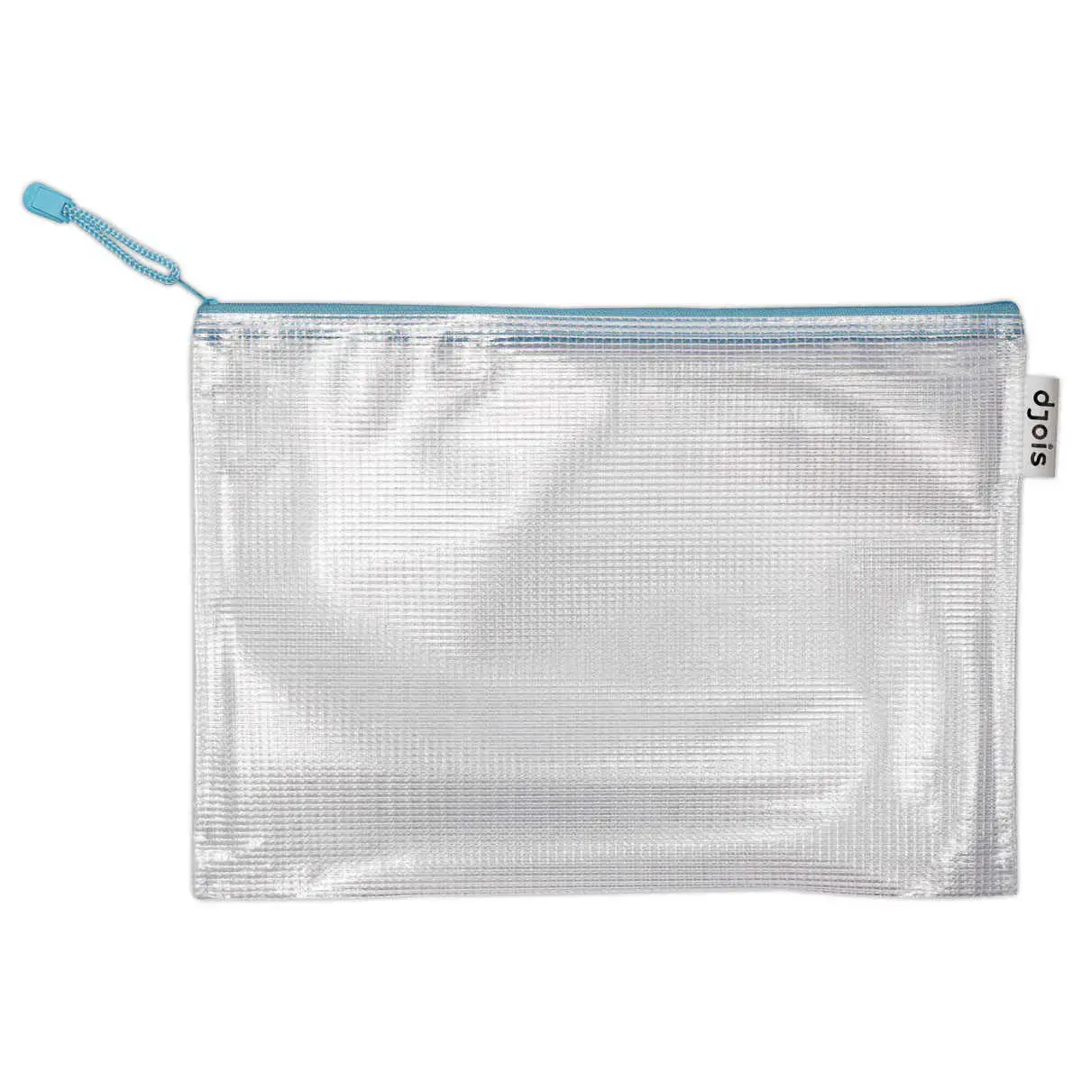 6 Zachte A4 zip DJOIS mappen - Assortiment kleuren