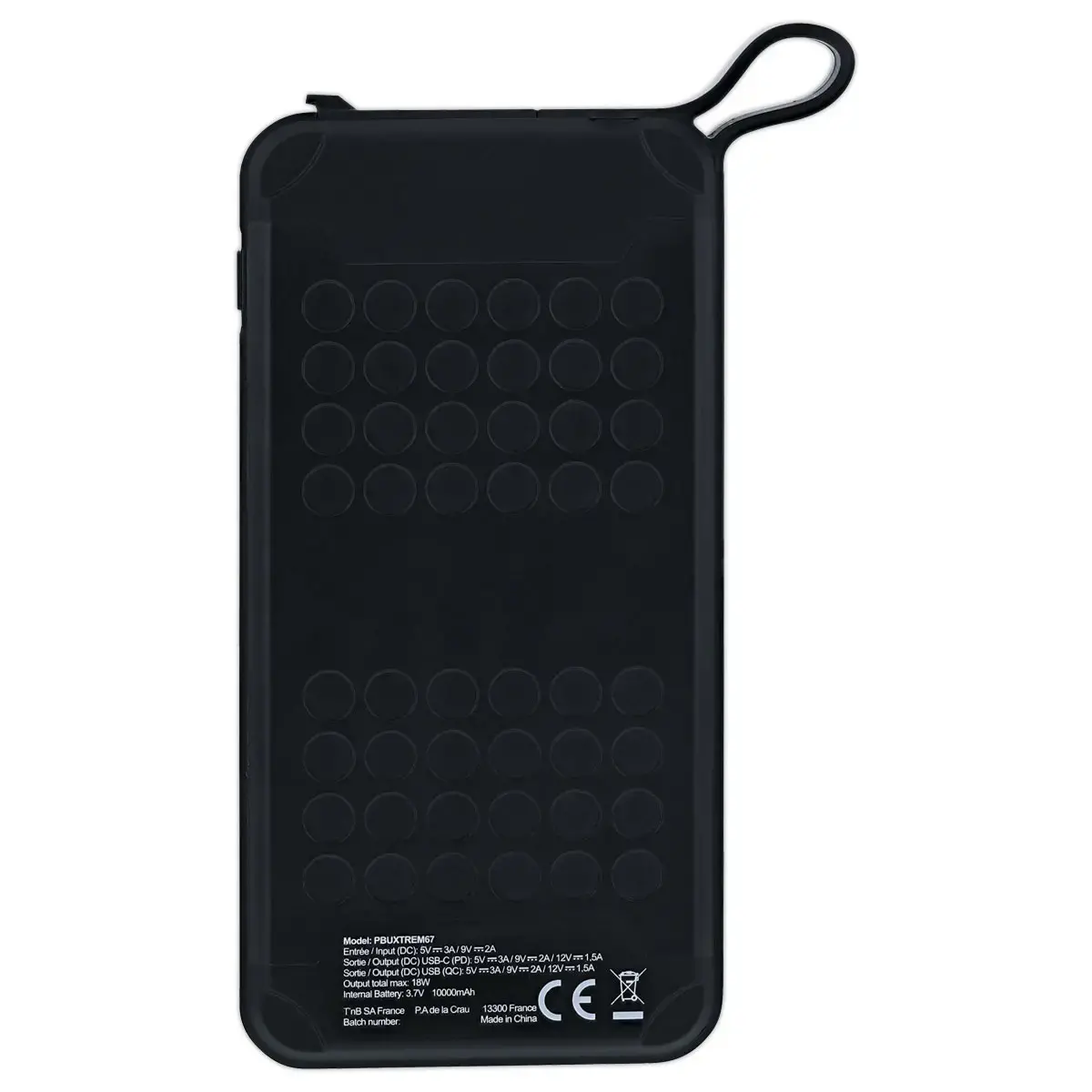 Externe batterij XTREMWORK 10.000 mAh - Zwart