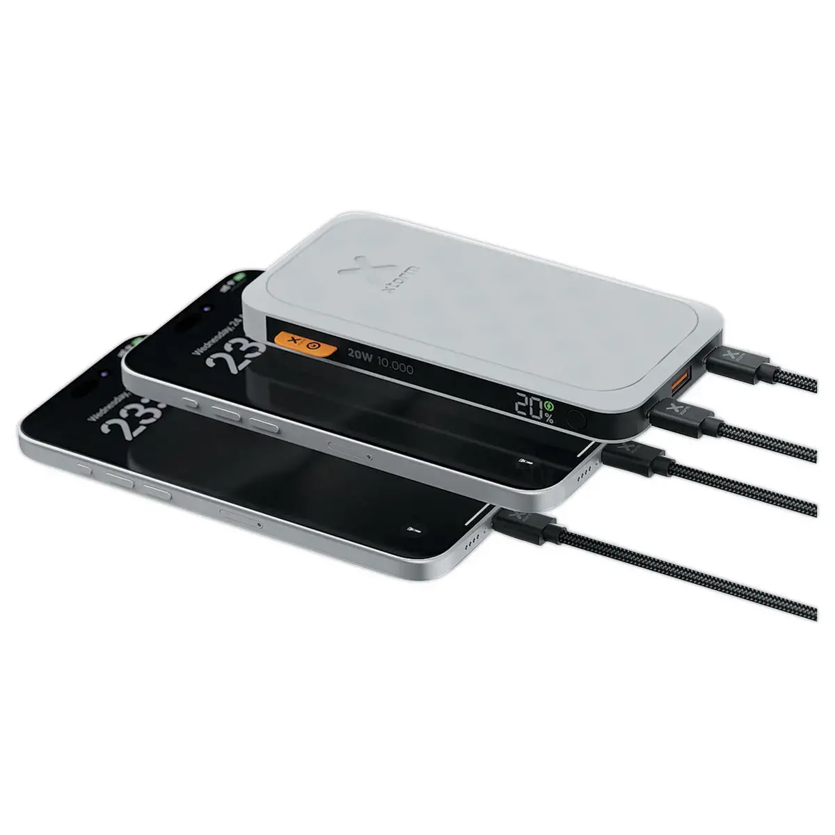 Externe batterij Powerbank Fuel Series 10.000 mAh - Wit