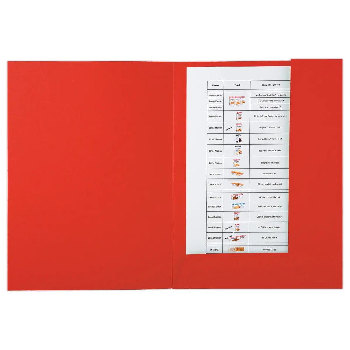 50  Hemden 2 flappen Forever - Exacompta - Assortiment kleuren 