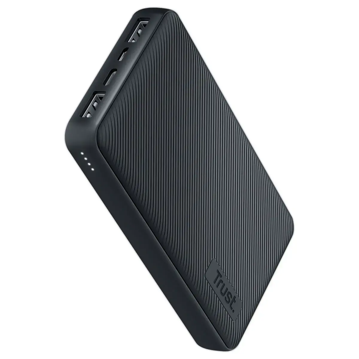 Externe batterij Powerbank Trust PrimoEco 15.000 mAh - Zwart