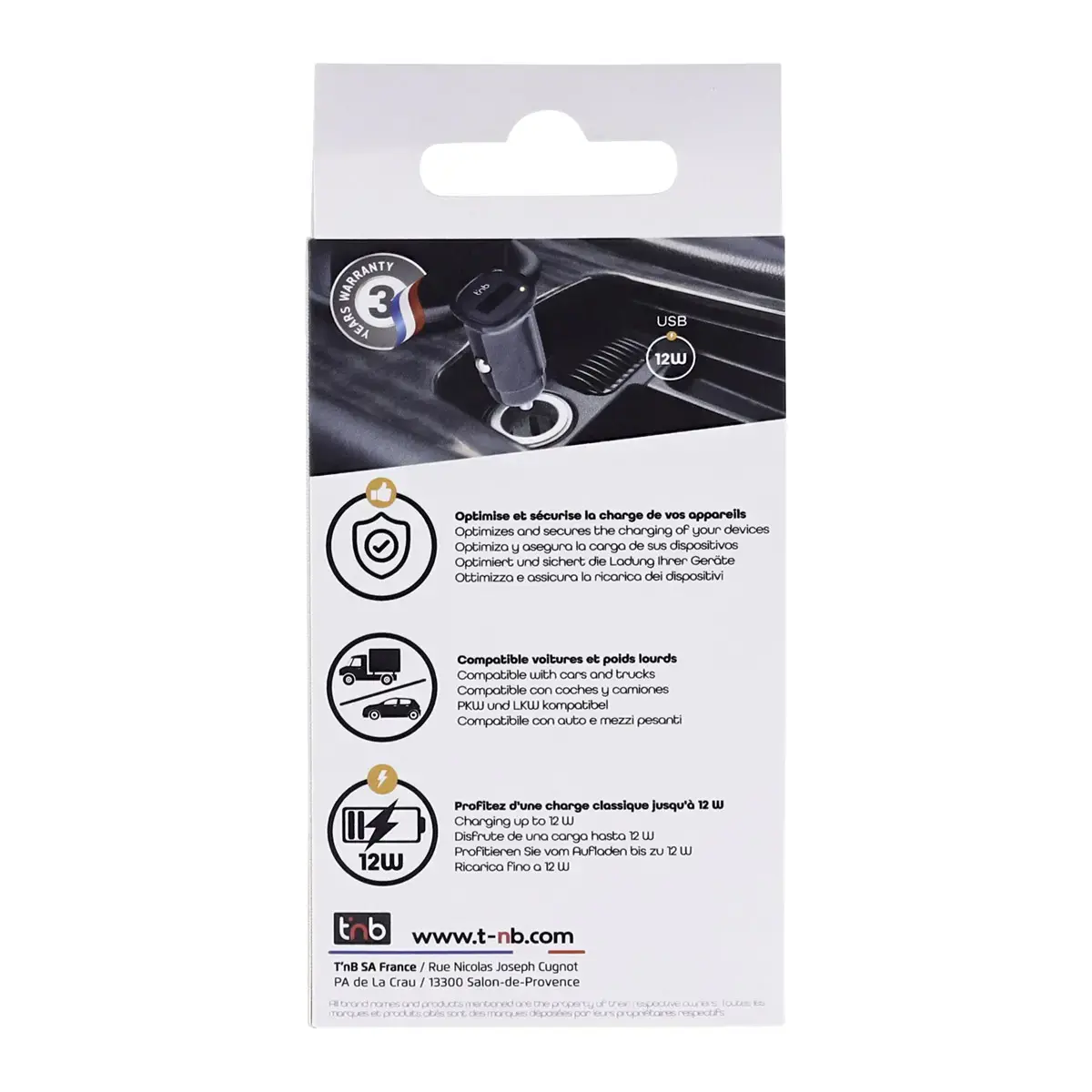 Sigarettenaansteker lader 1 x USB-A