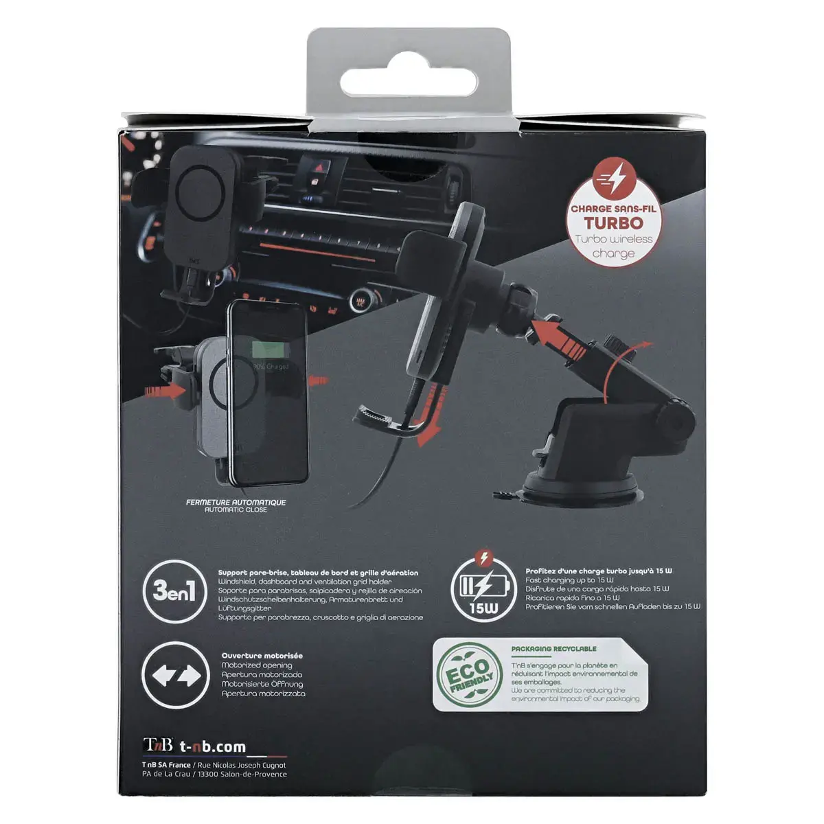 Draadloze oplader + standaard
