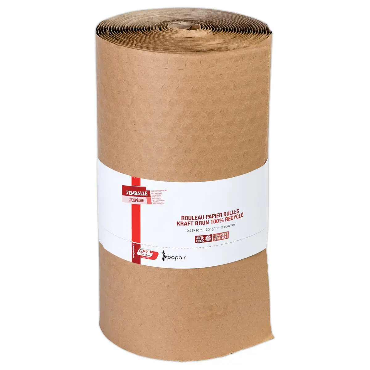Recycled bubble wrap roll 0,35X10M - GPV Pack'n Post