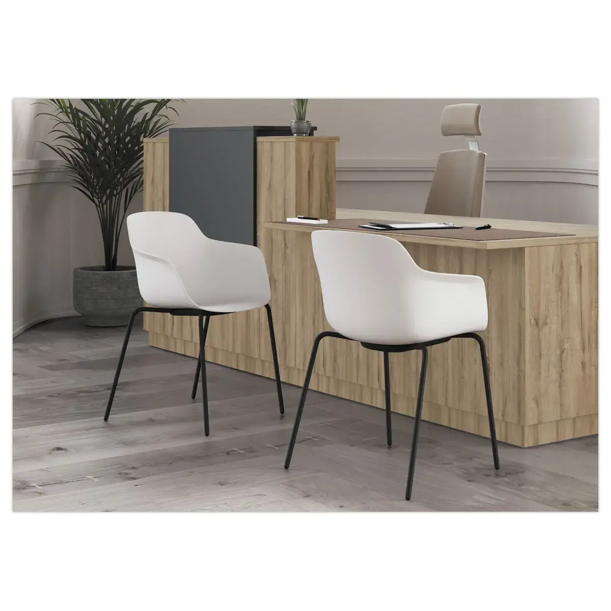 WIT METALEN WEEKLY FAUTEUIL