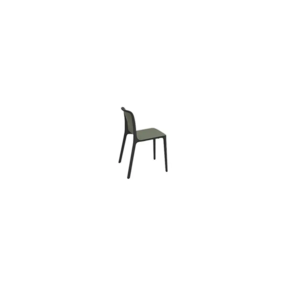 2 BIKA STOELEN BINNEN / BUITEN GROEN
