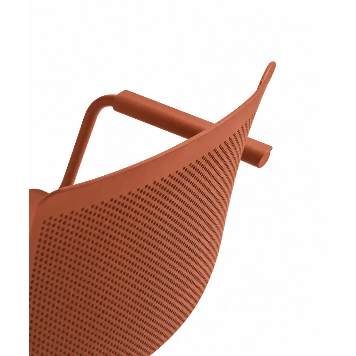 2 STOELEN 4 POTEN ACOT POLYPROPEEN TERRACOTTA