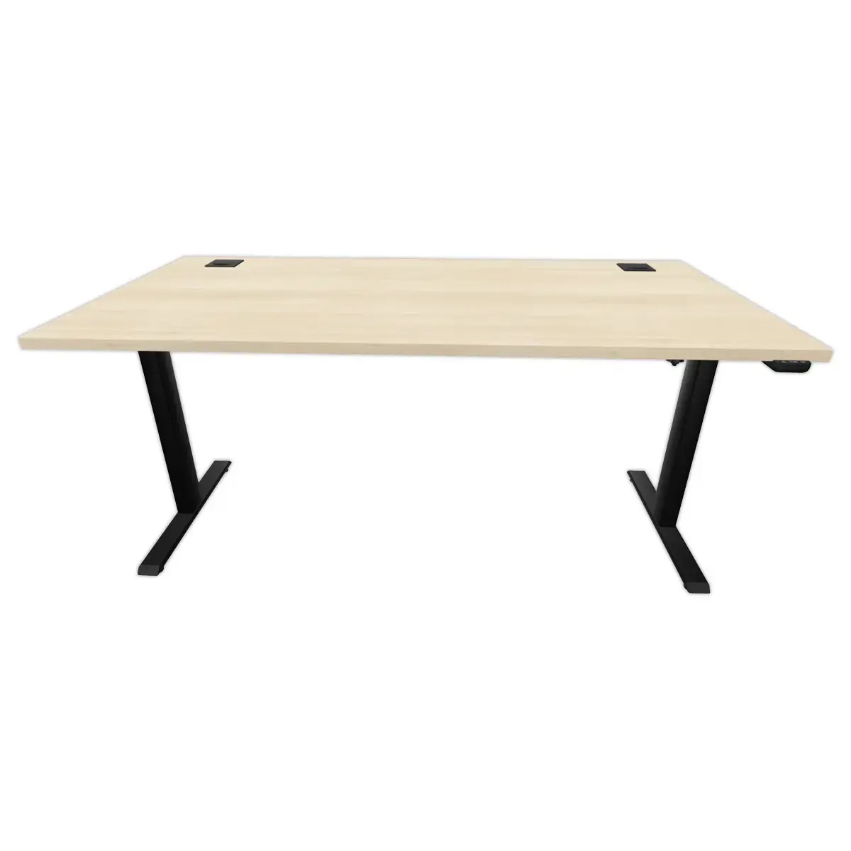 BUREAU ECO ELECTRIQUE ACACIA/ZWART MONTE 160 x 80 cm