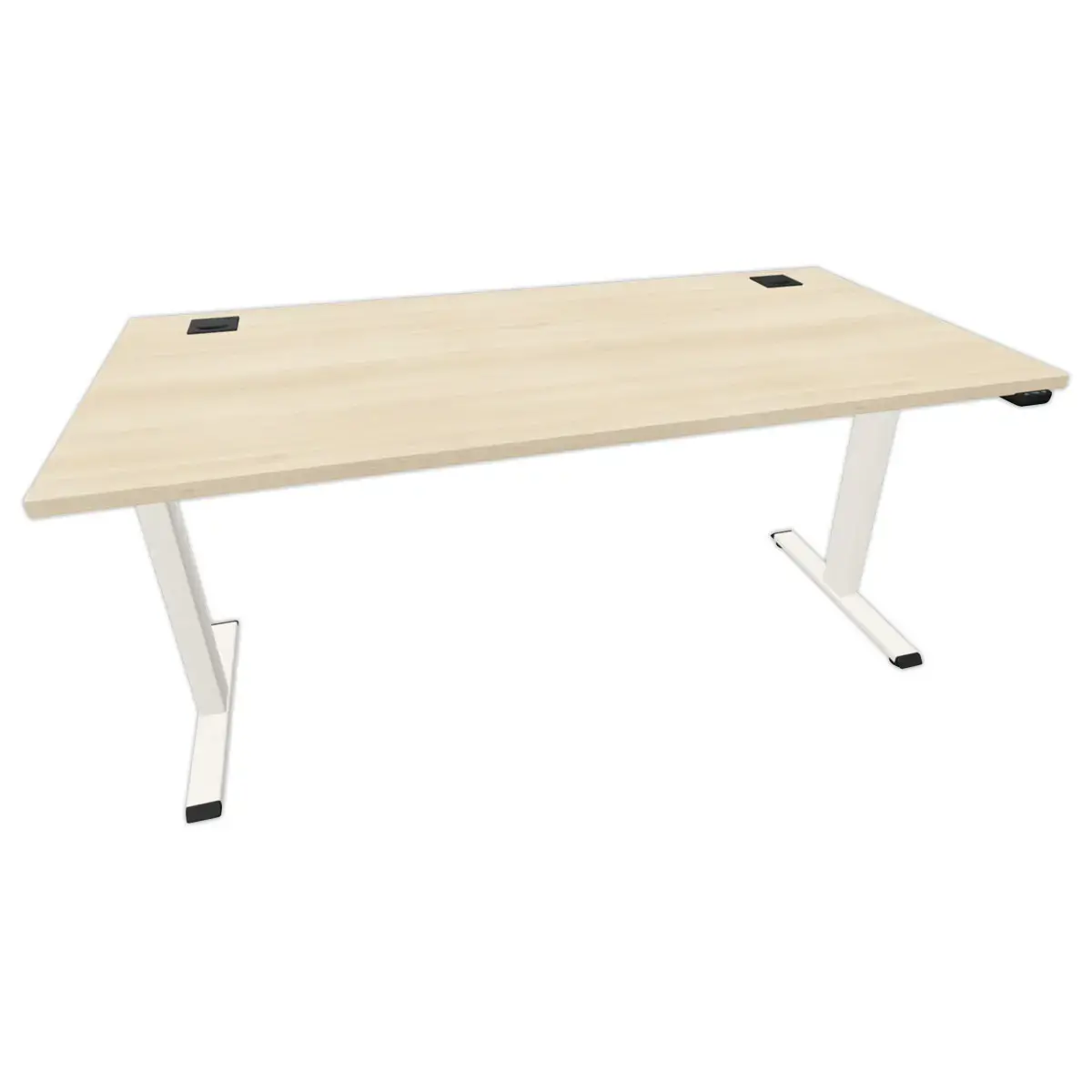 BUREAU ECO ELECTRIQUE ACACIA/WIT MONTE 160 x 80 cm