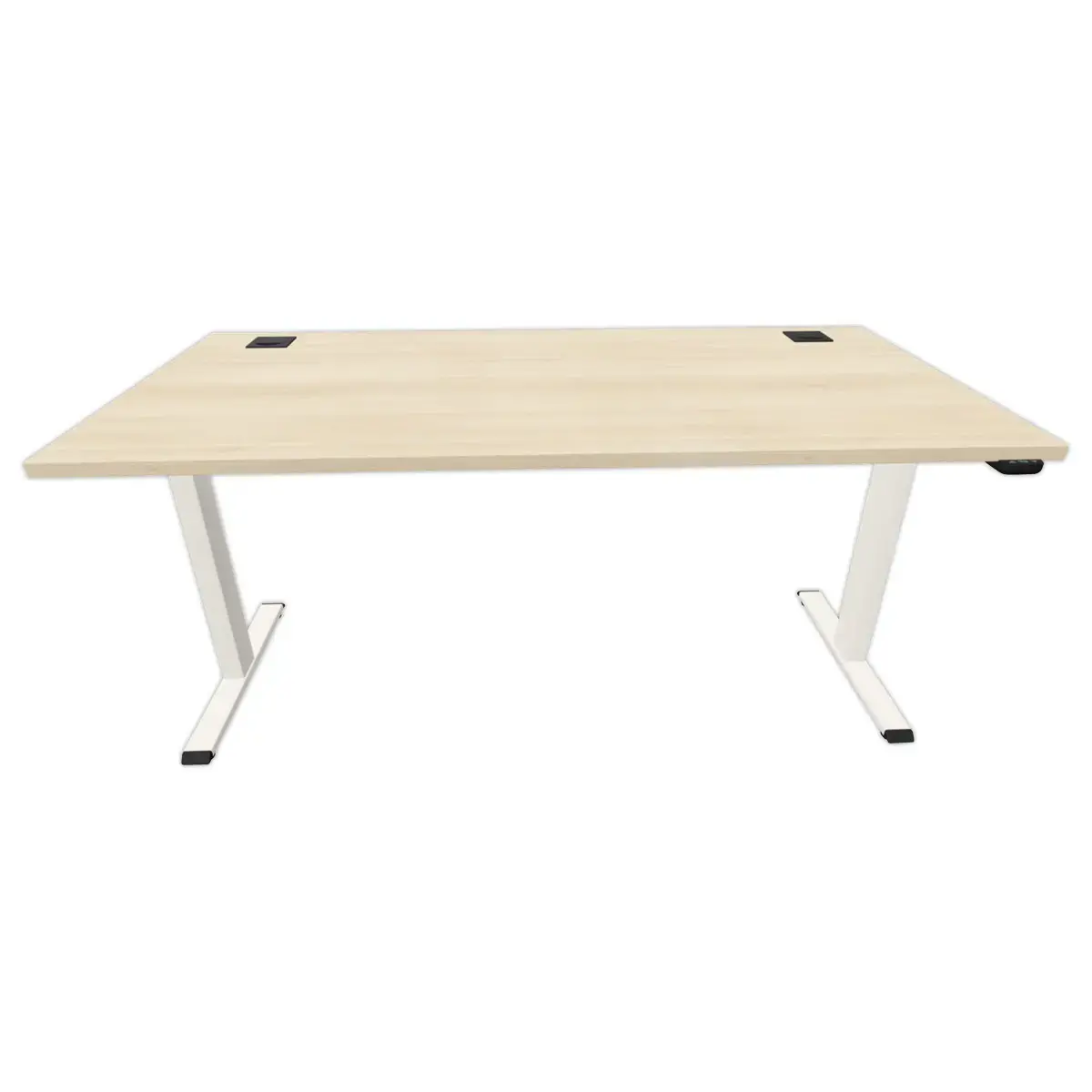 BUREAU ECO ELECTRIQUE ACACIA/WIT MONTE 160 x 80 cm