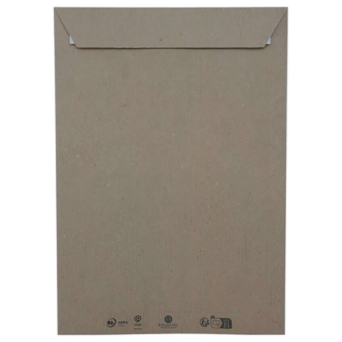 250 Gerecycleerde kraftenveloppen C4 229x324 mm 80g met siliconenband