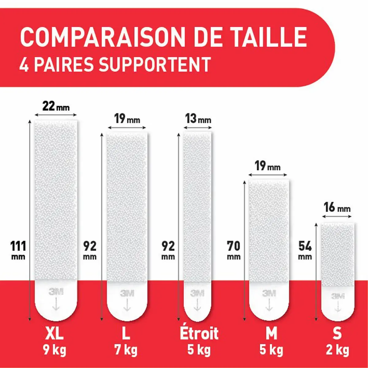 Command™ haakstrips voor wanddecoratie - Wit