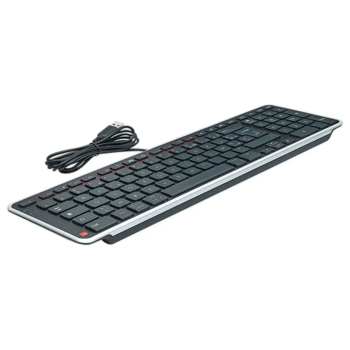 Bedraad toetsenbord Balance Contour Design - Zwart