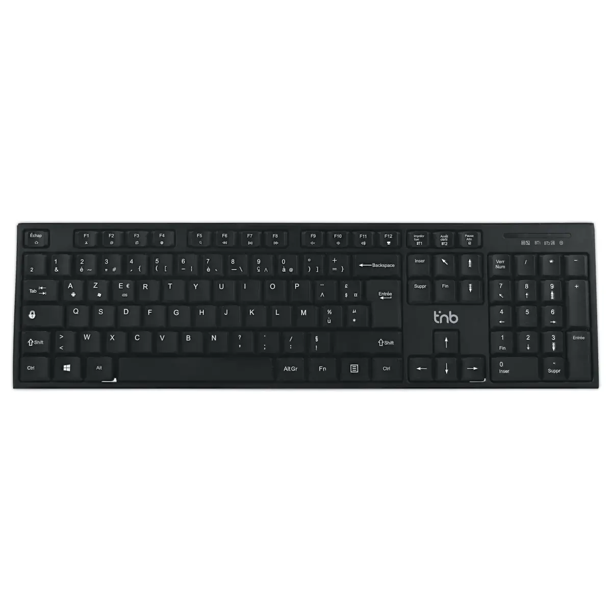 Oplaadbaar Bluetooth-toetsenbord - Zwart 