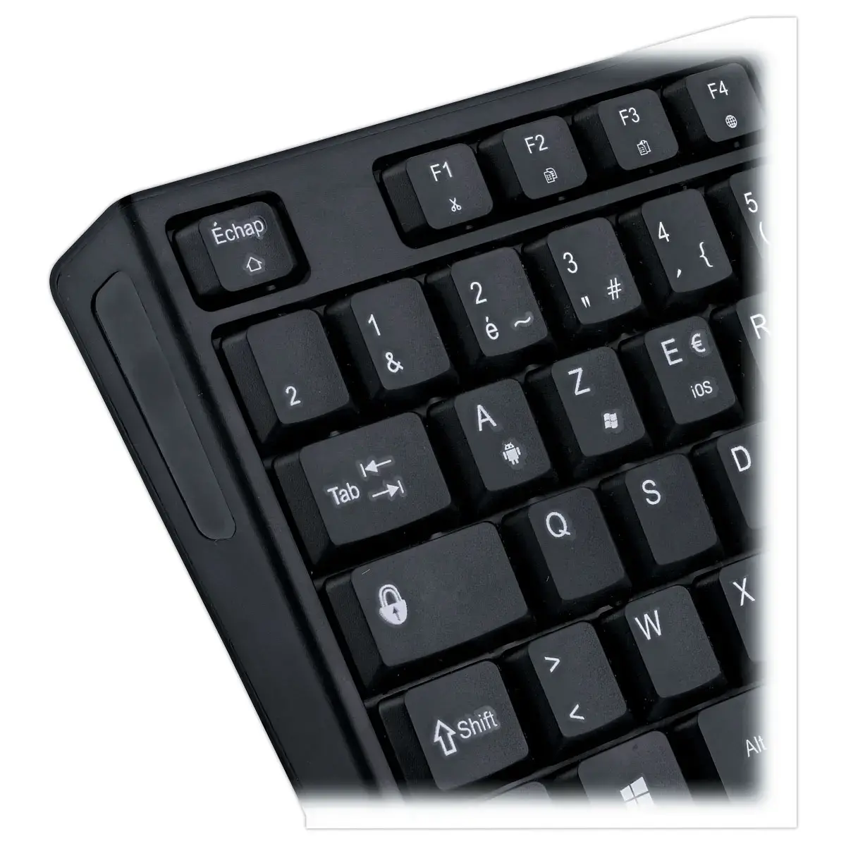 Oplaadbaar Bluetooth-toetsenbord - Zwart 