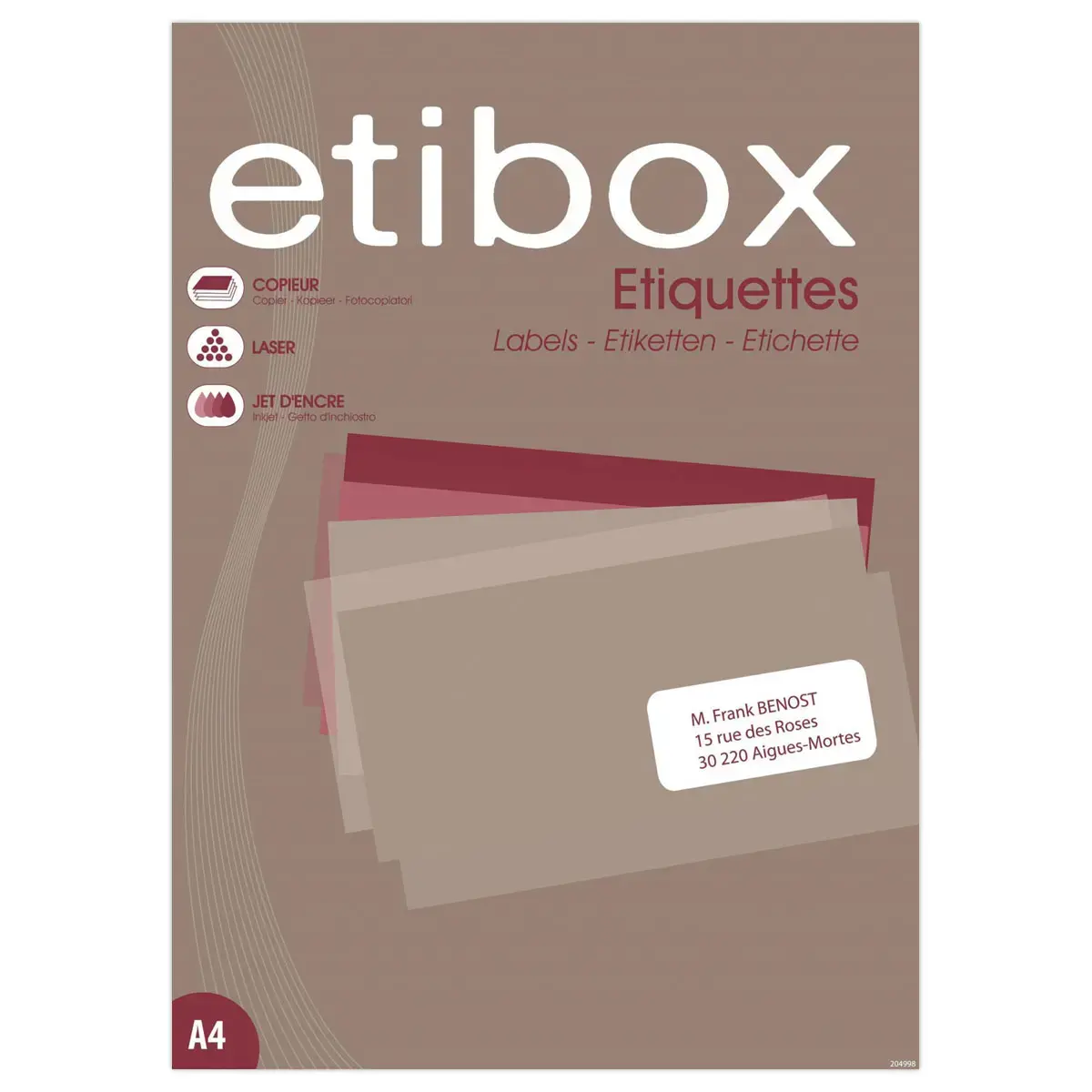 100 ETIBOX MU etiketten ronde hoeken 64X33.9 mm 2400 etiketten/doos