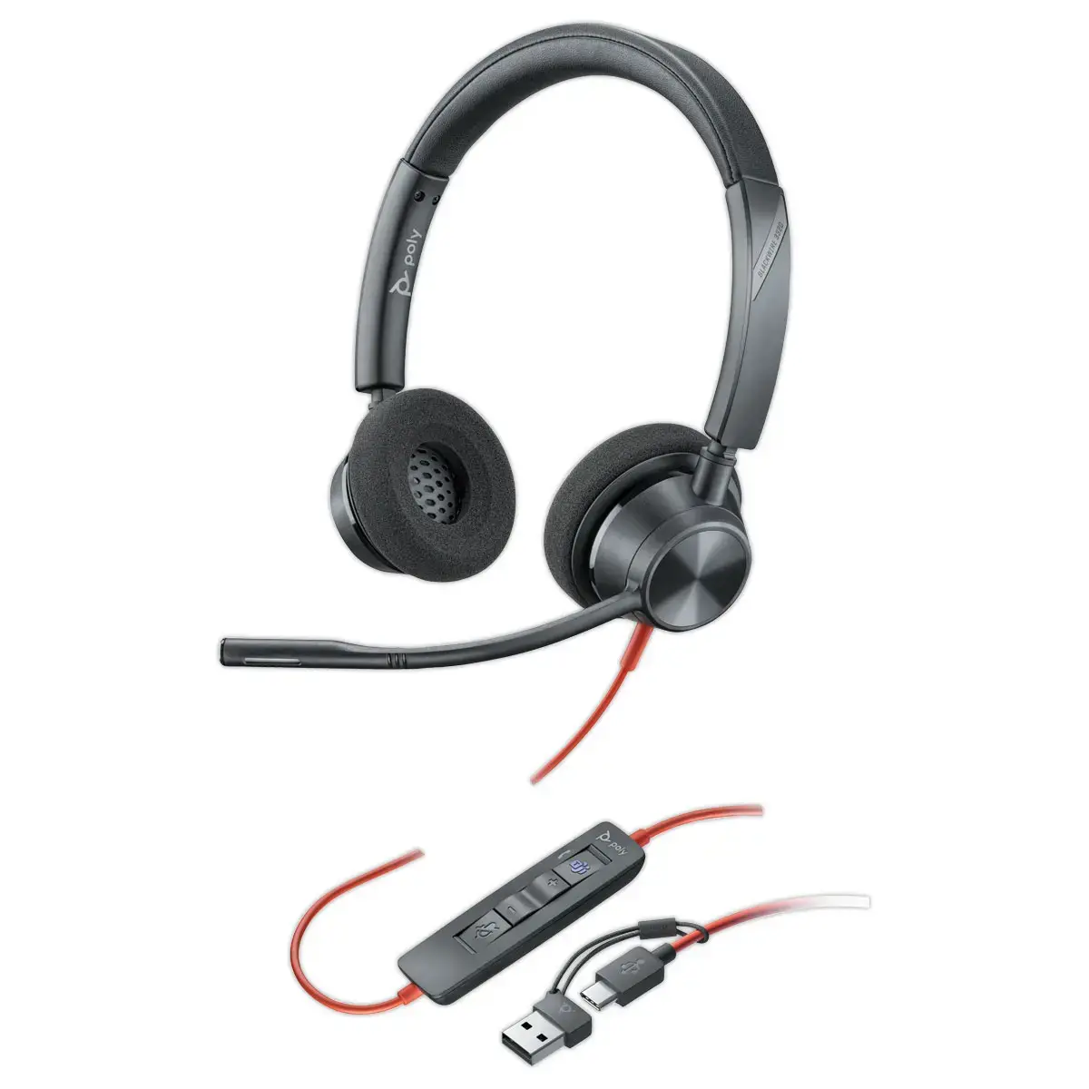 Micro-headset POLY Blackwire 3220 USB-A/C
