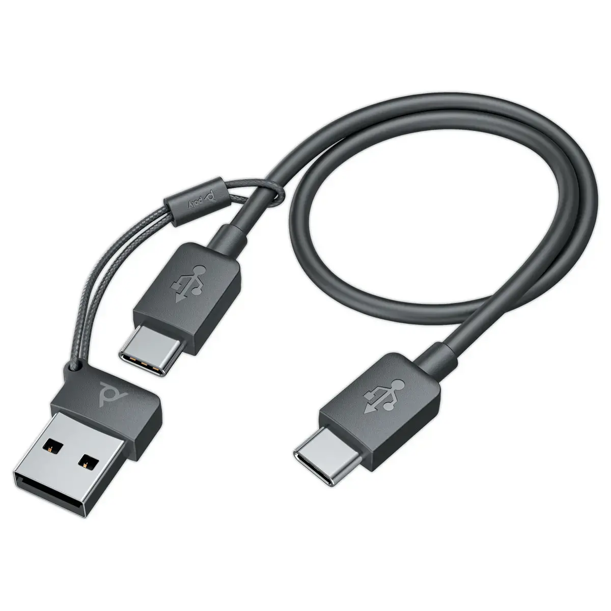Draadloze bluetooth headset Poly VoyagerFocus 2 USB-C