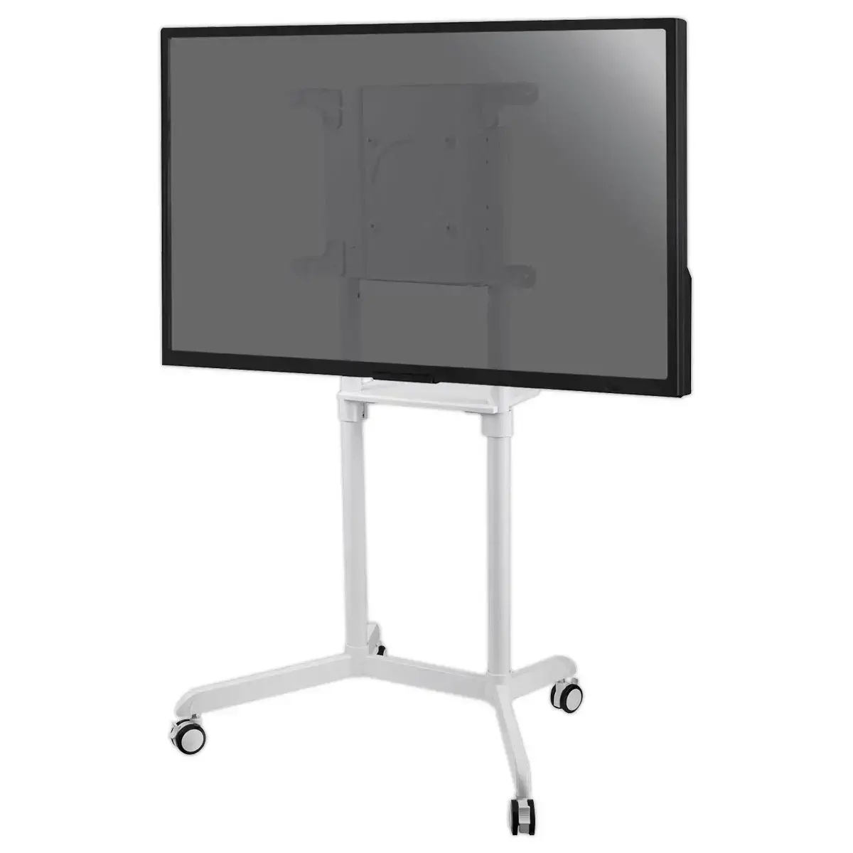 Flip-scherm 75" + Neomounts rolstandaard
