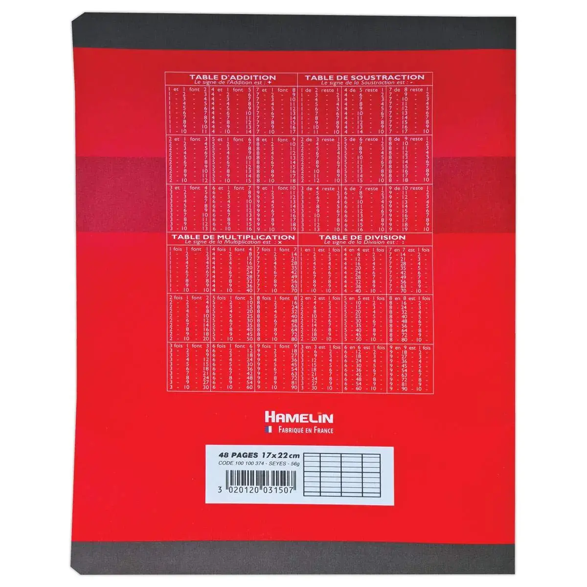 Geniet van de gebonden CONQUERANT notitieboek 56g, 17x22 cm, Sey&egrave;s, 48 pagina's 