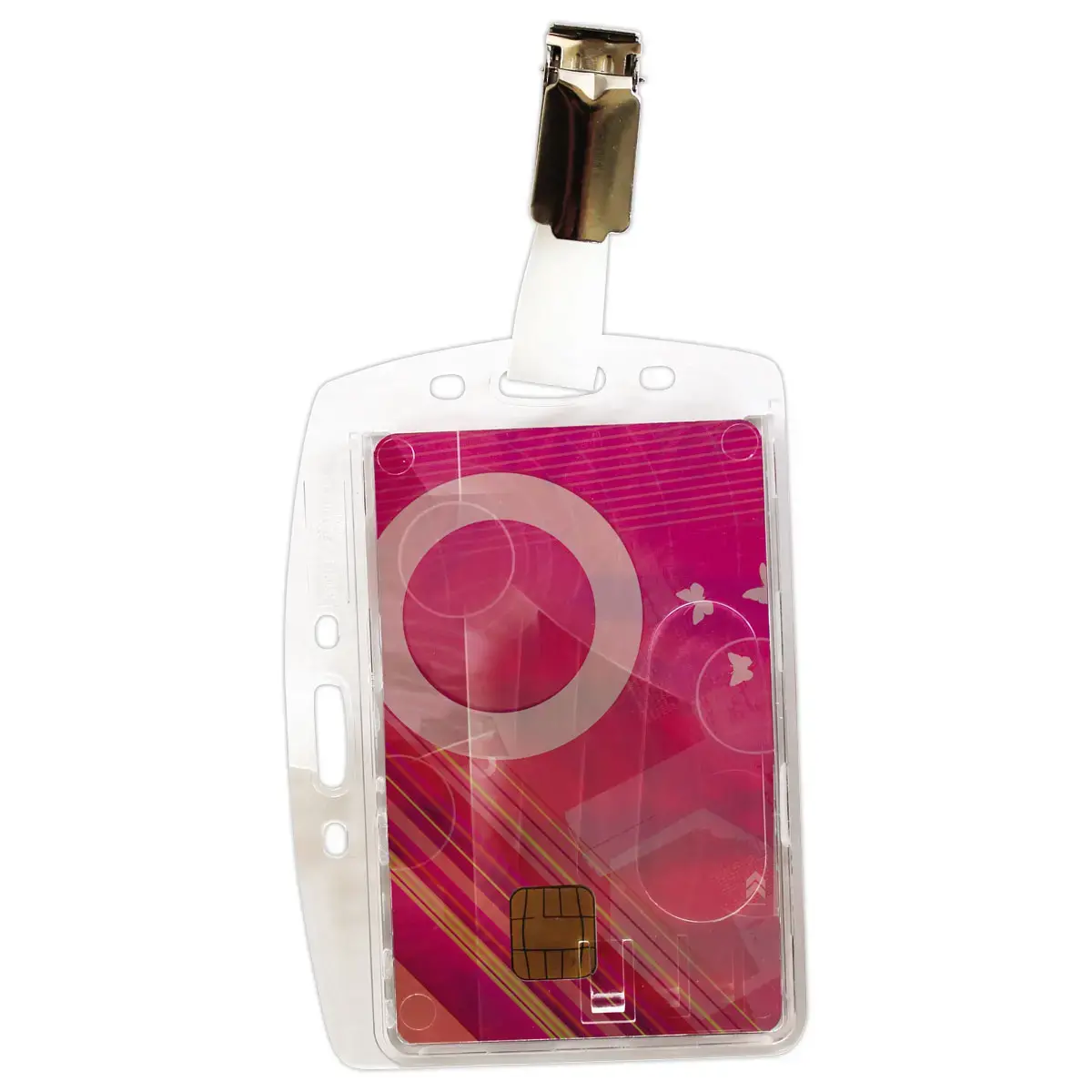 25  Magnetische kaarthouder met clip - 1 kaart - DURABLE 