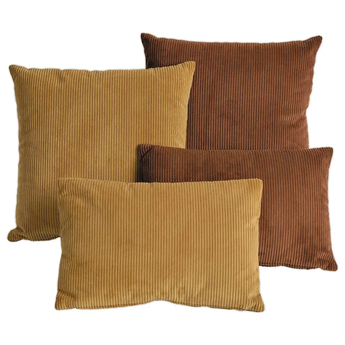 Vierkant terracotta kussen