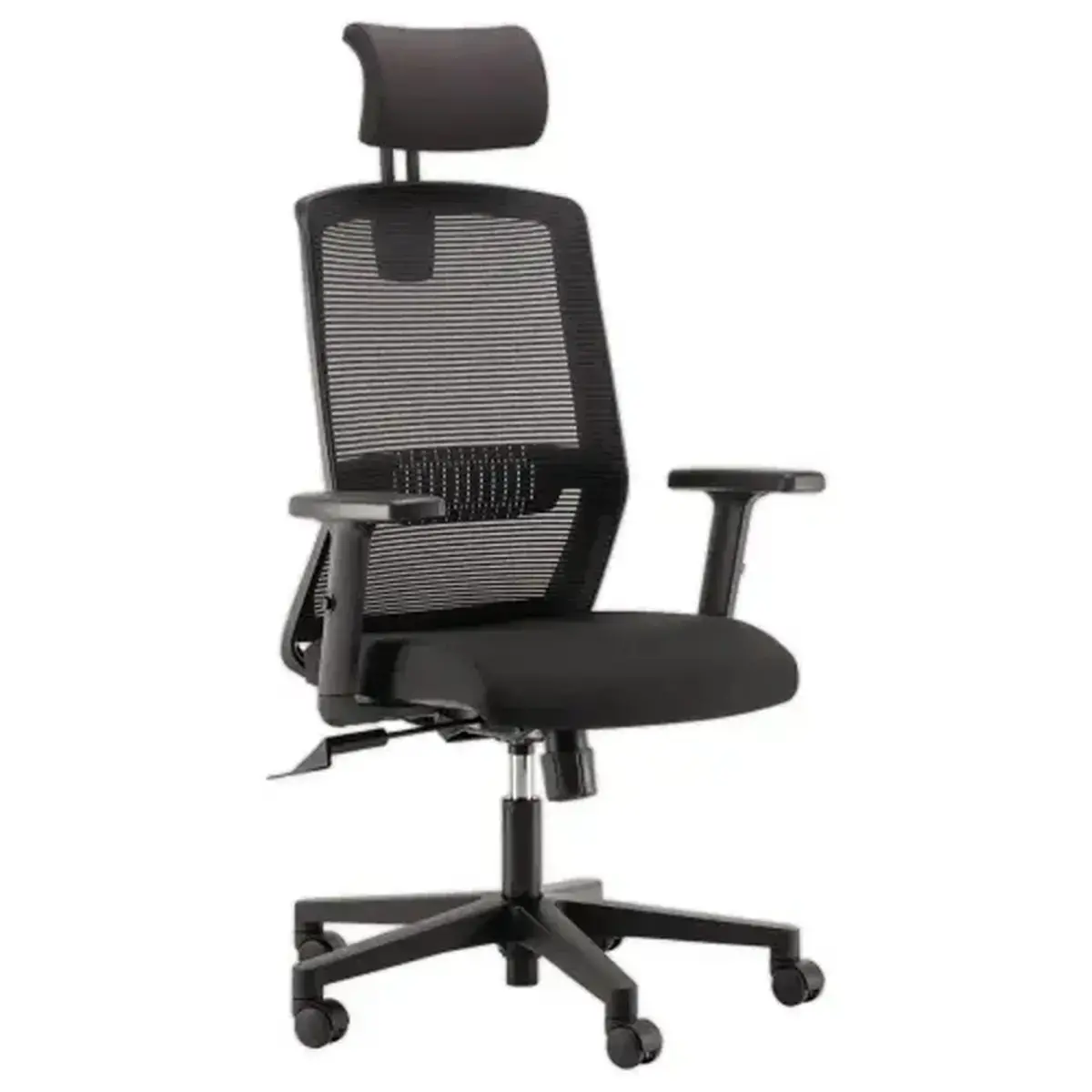 Operator seat mesh DADA mounted with headrest