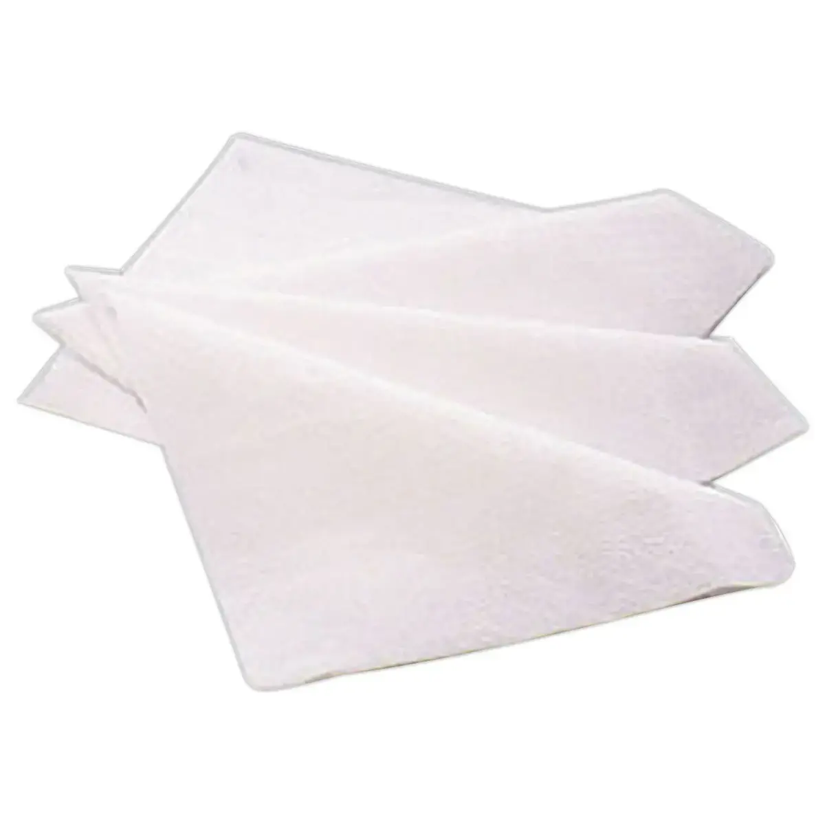200 servetten 30 x 30 cm enkele dikte - Wit
