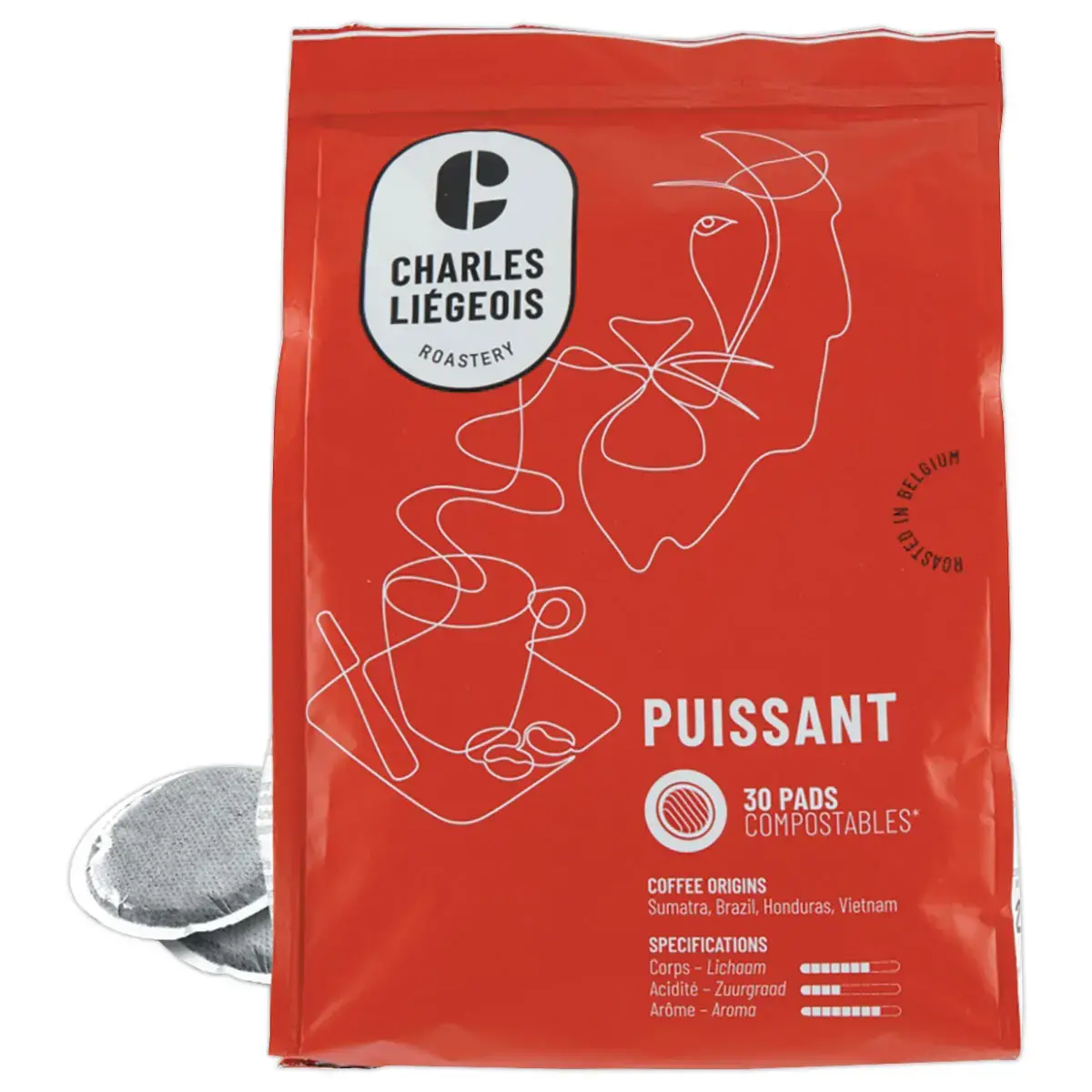 30 PADS. KRACHTIGE CHARLES LIEG. 