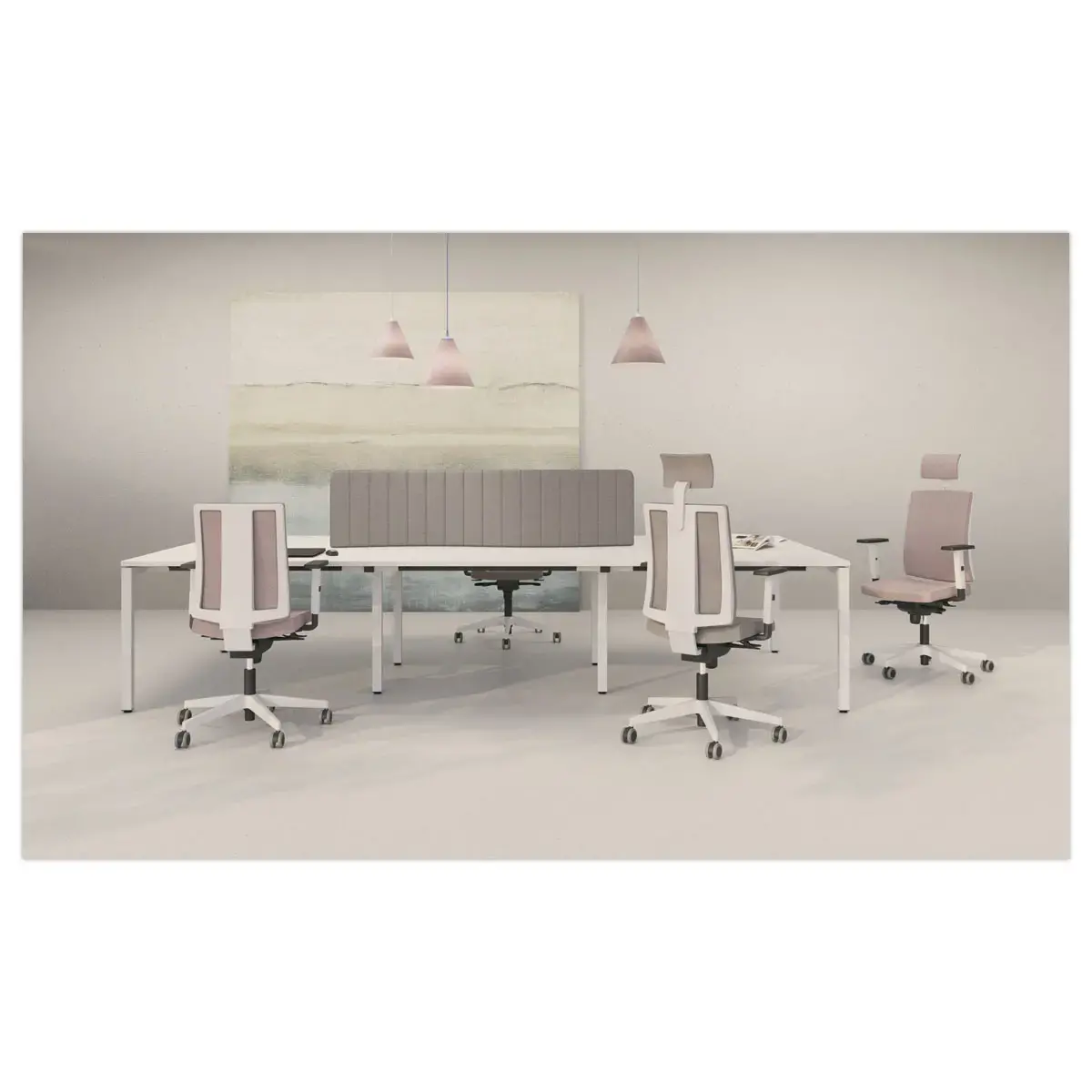 Modulaire scheidingswand L175 beige