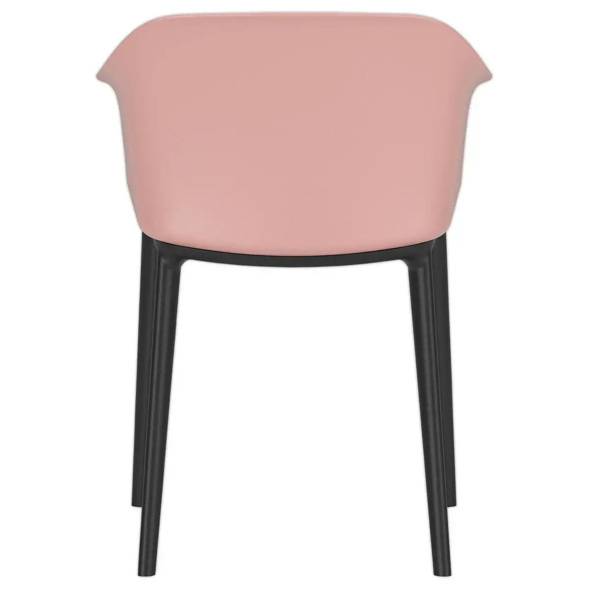 Polypropyleen fauteuil voor binnen/buiten roze