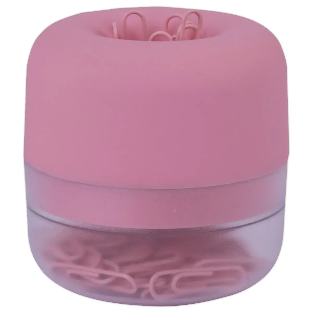 Distributeur van paperclips gevuld