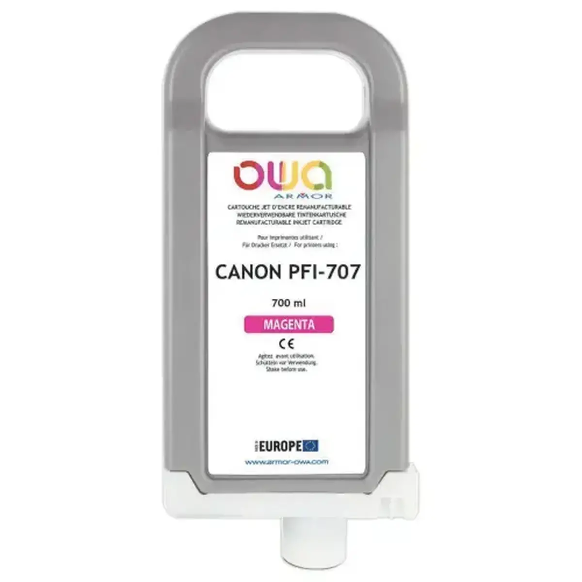 Cartouche B45689OW OWA voor compatibele CANON traceurs PFI-707 700ml-Mag