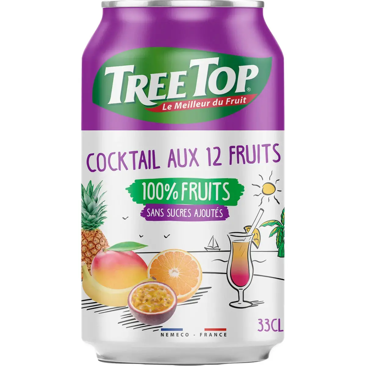 24 BOOMTOP MULTIFRUIT SAP IN BLIK 