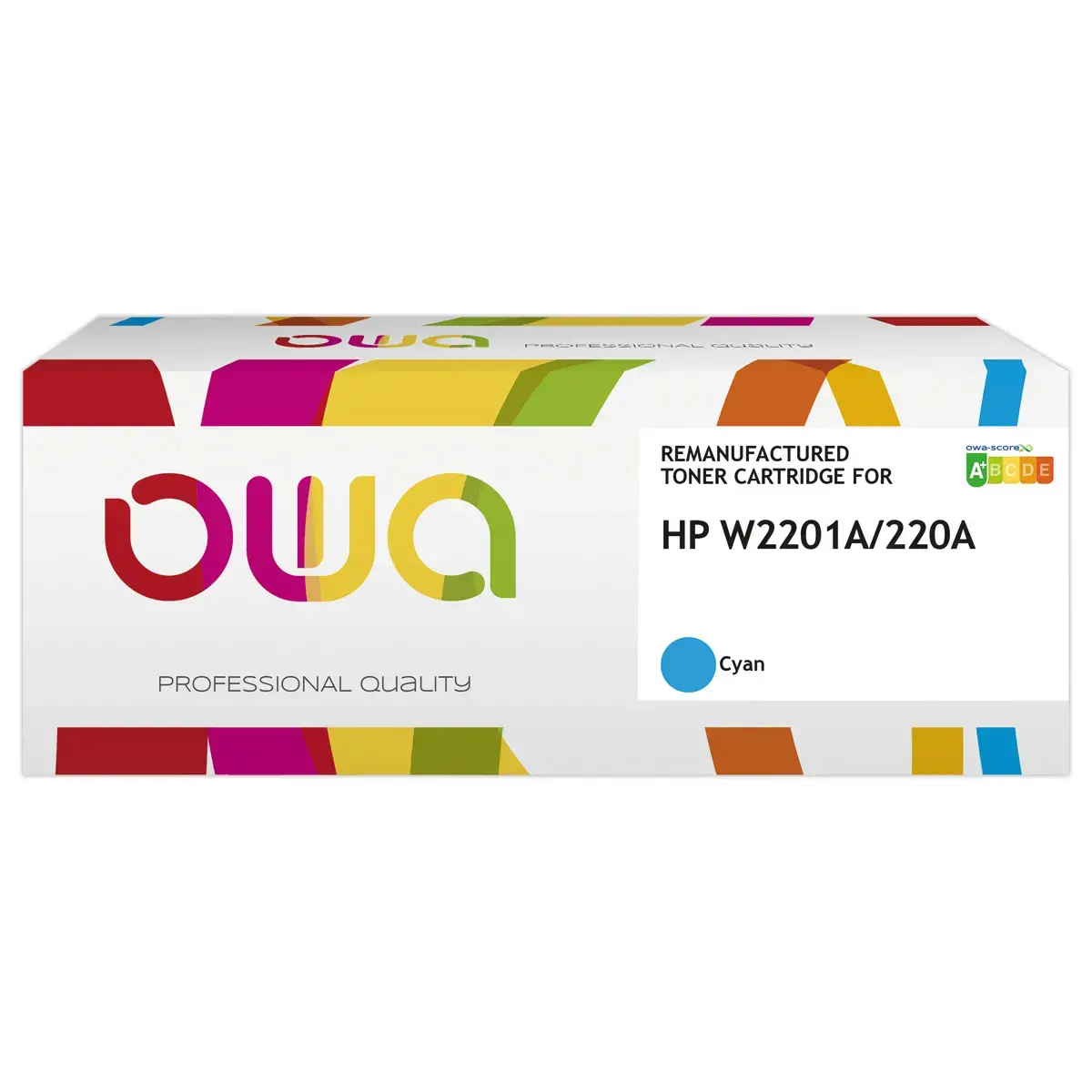 Toner K16553OW compatibel met HP W2201A OWA - Cyaan