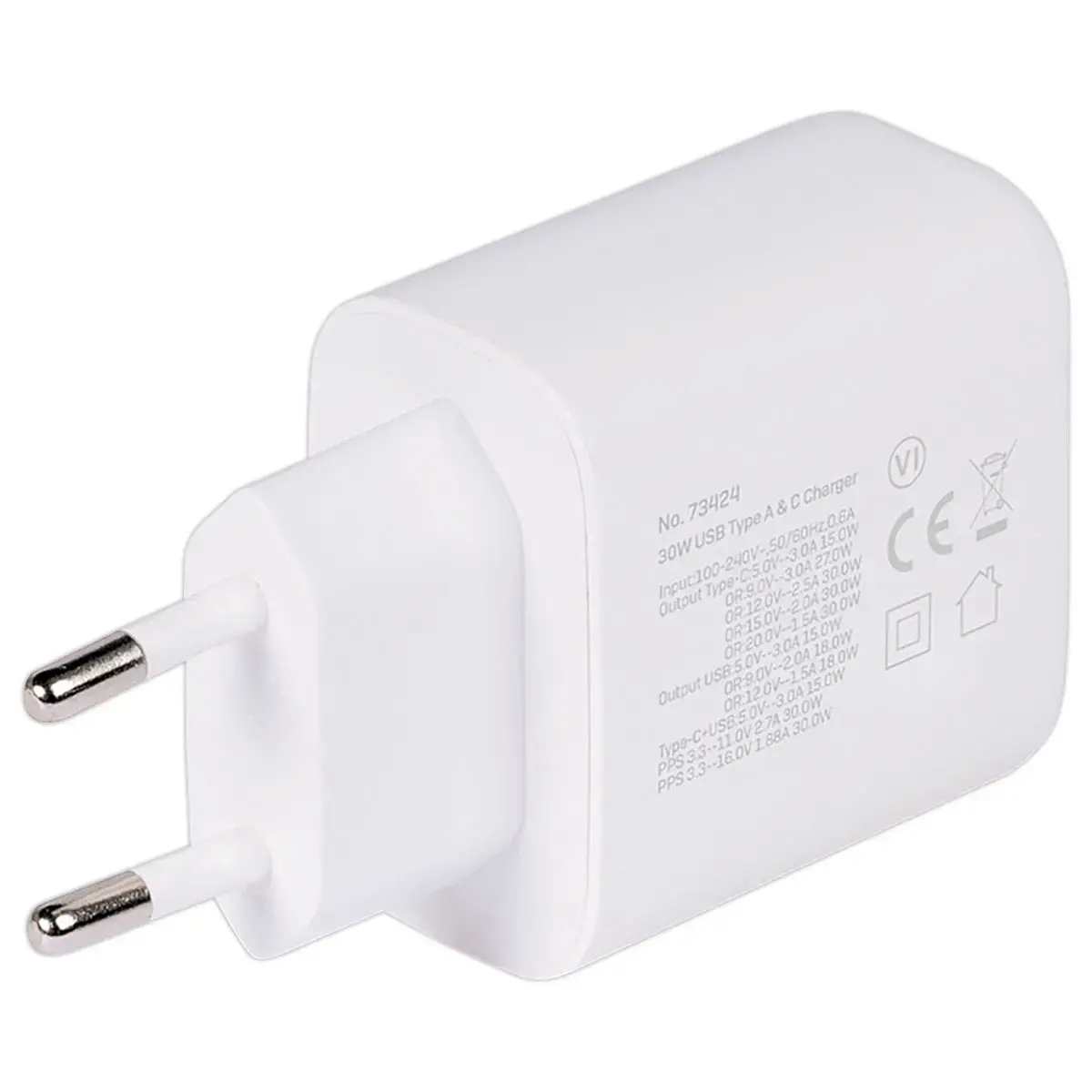 USB Type A & C-lader 30W