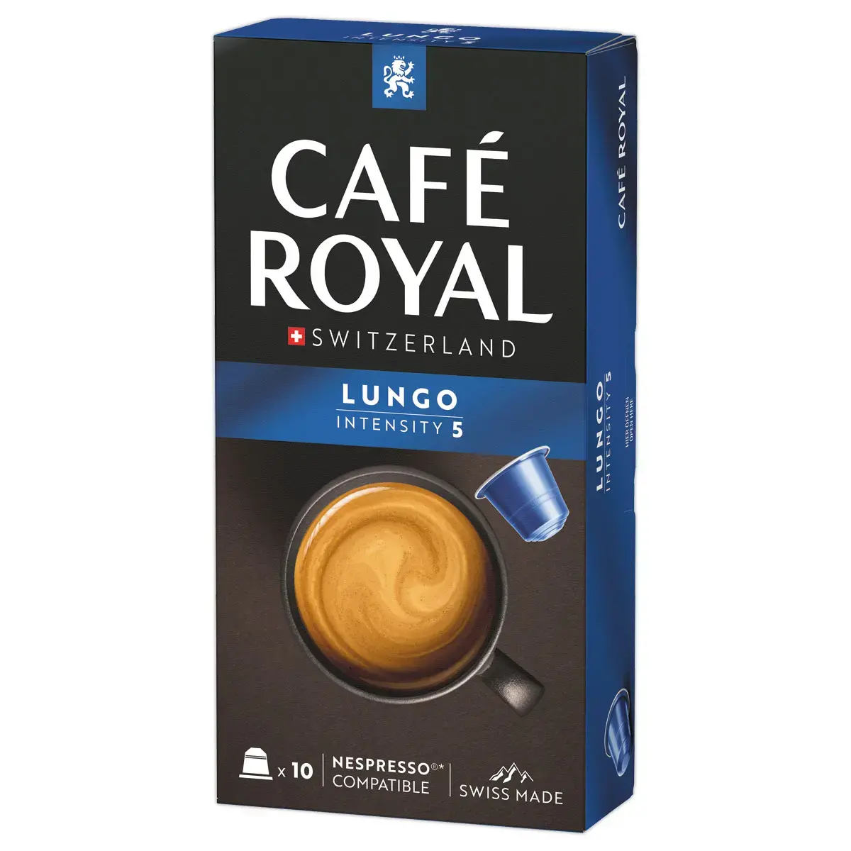 10 koffiecapsules CAFE ROYAL Lungo