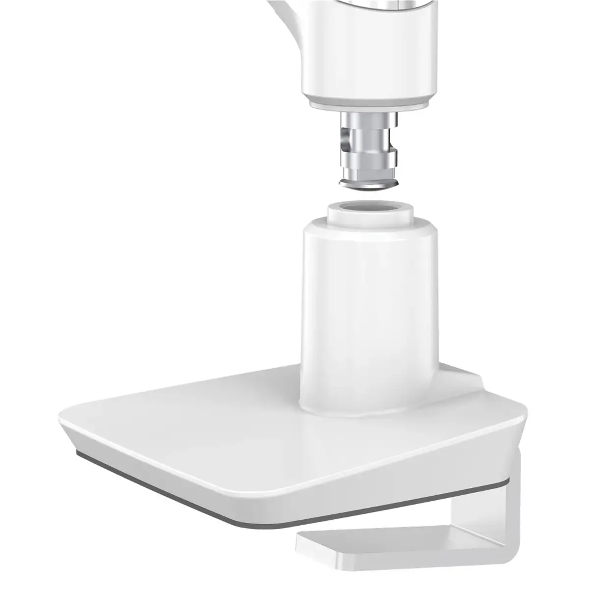 Eenvoudige schermhouder Top Mount Tallo - wit