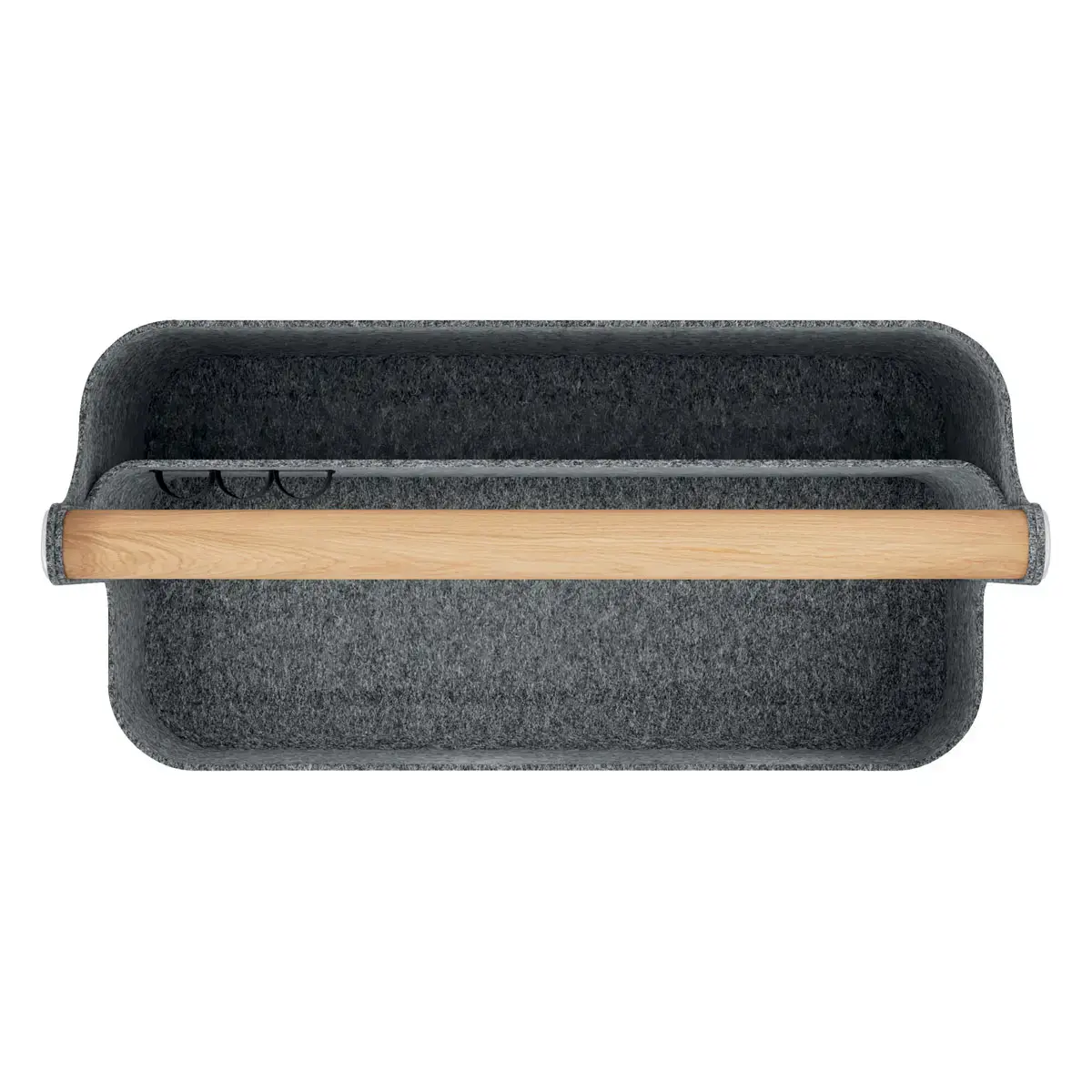 Draagbare Leitz bureau-organizer met handvat, donkergrijs