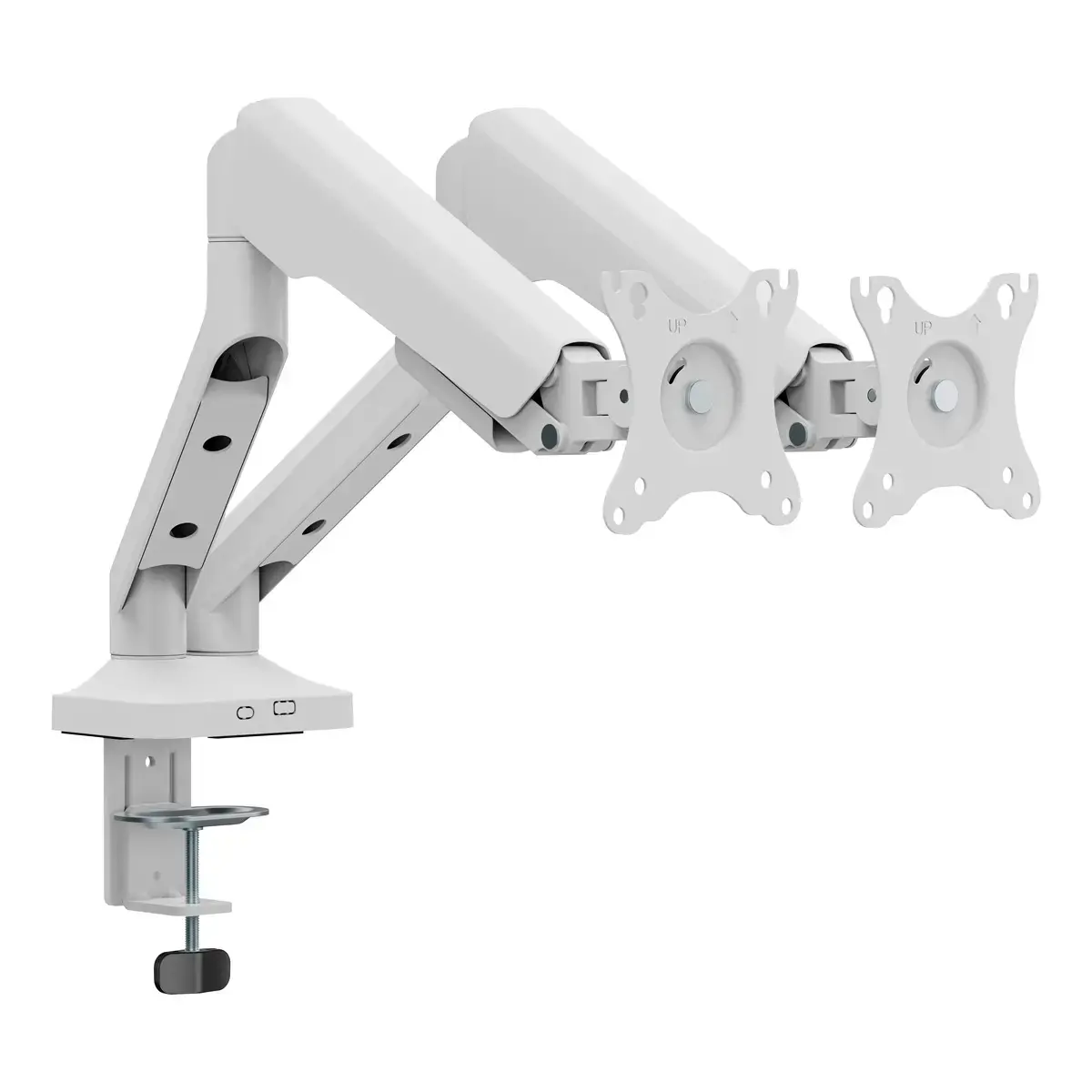 Dubbele articulerende monitorarm Ergo Line Zwart