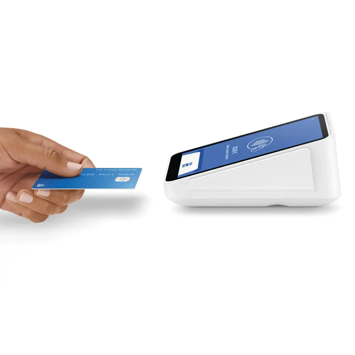 Slimme betaalterminal - Wit