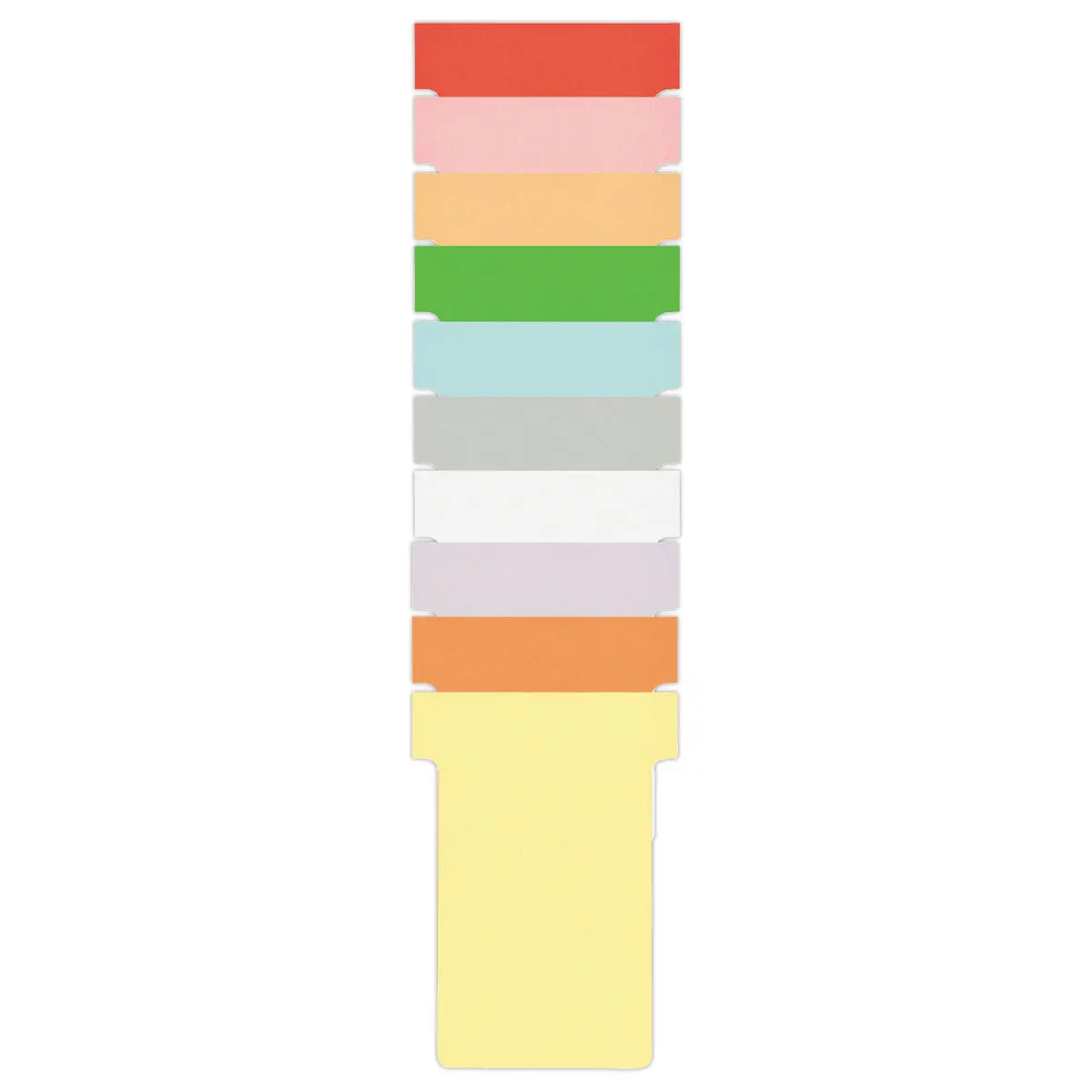 100  T-fiches in karton - index 2 