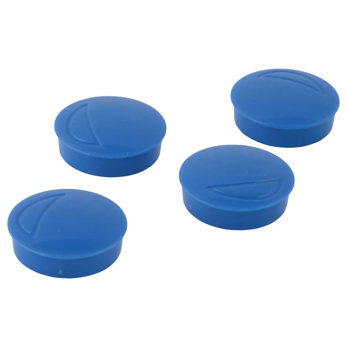 4 Ronde magneten - Ø 32 mm - Blauw