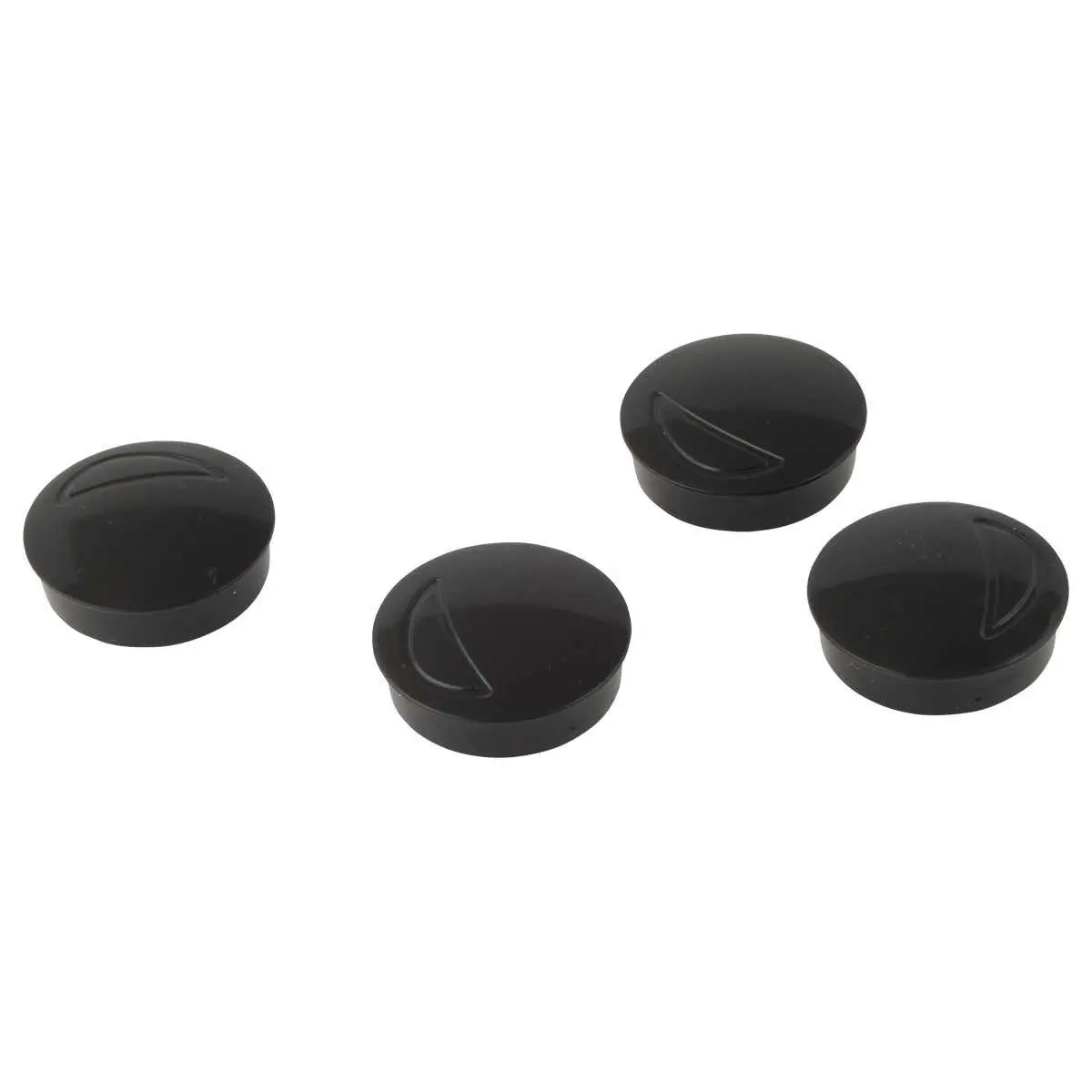 4  Ronde magneten - &Oslash; 32 mm - Zwart 