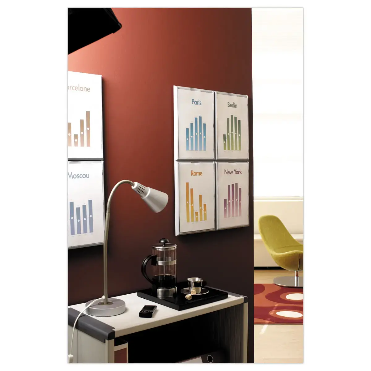 4 Posterframe Cadr'info - A4 - PAPERFLOW