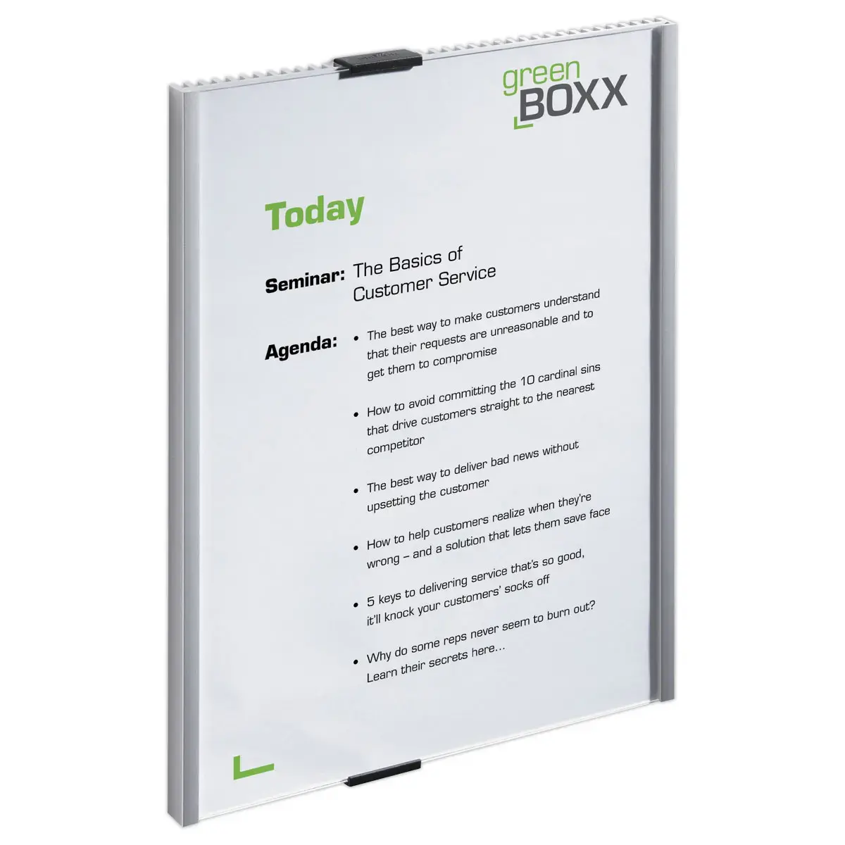 Deurplaatje DURABLE Infosign - A4-formaat - 26,7 x 21 cm