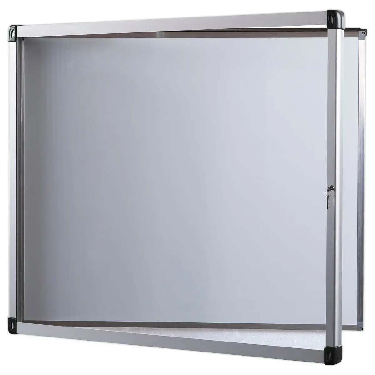 Buitenvitrine in aluminium en met veiligheidsglas - 12 x A4