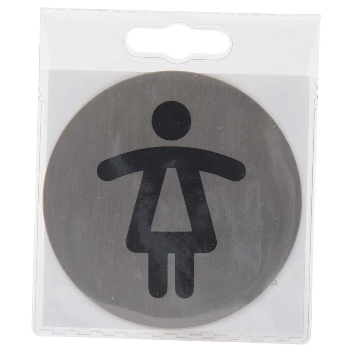Rond deurbord met pictogram - DURABLE - Damestoilet 